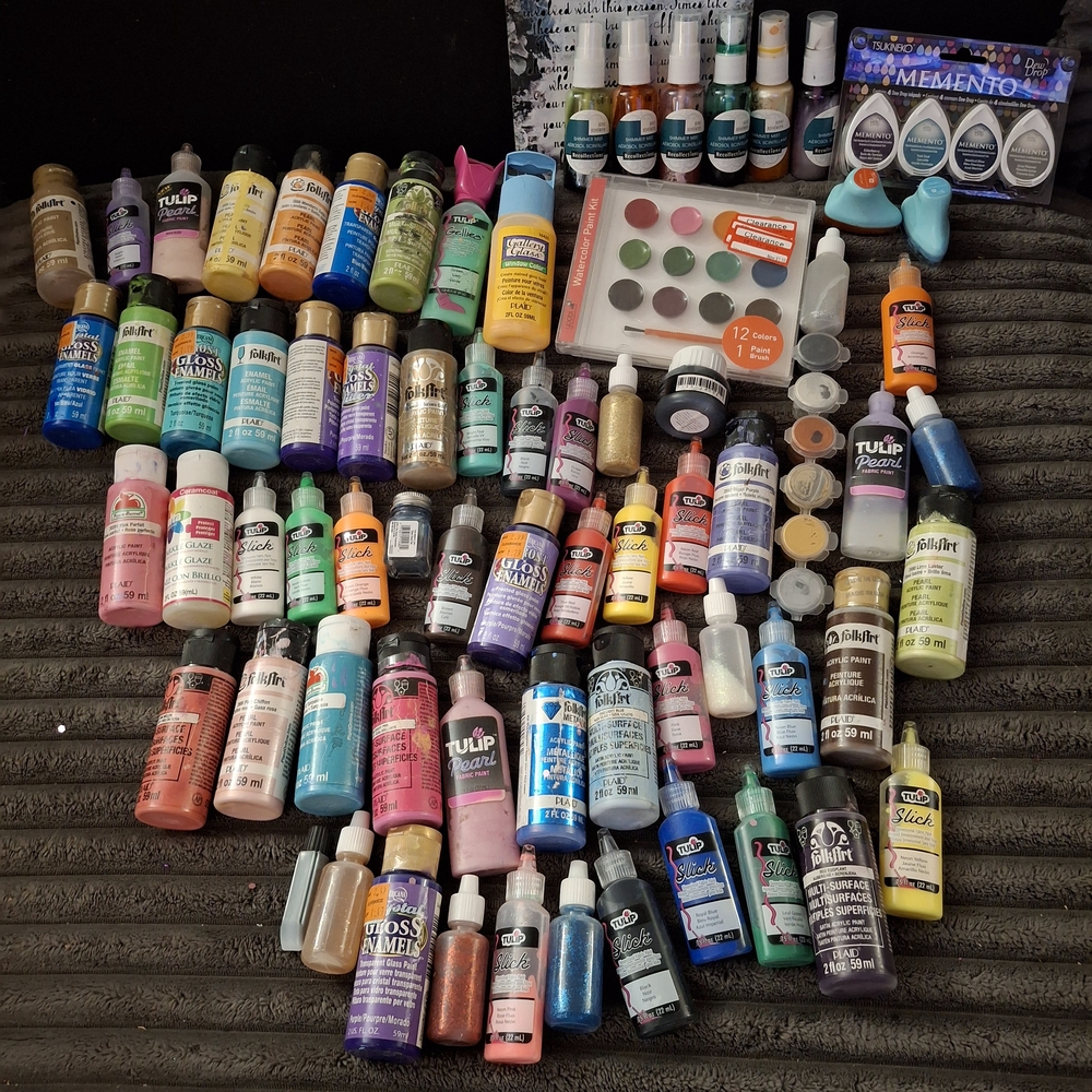 Assorted Craft Paint and Ink Set